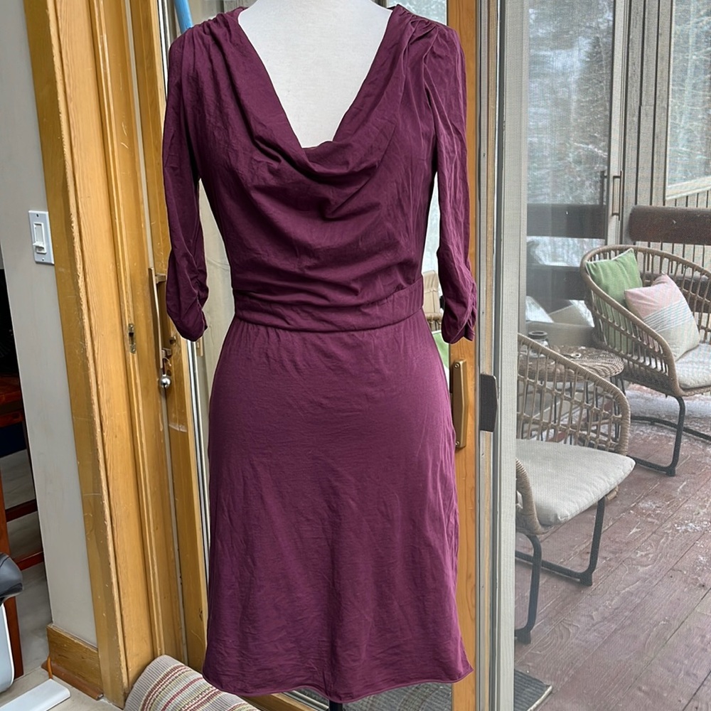 Anthropologie velvet double cloth dress
